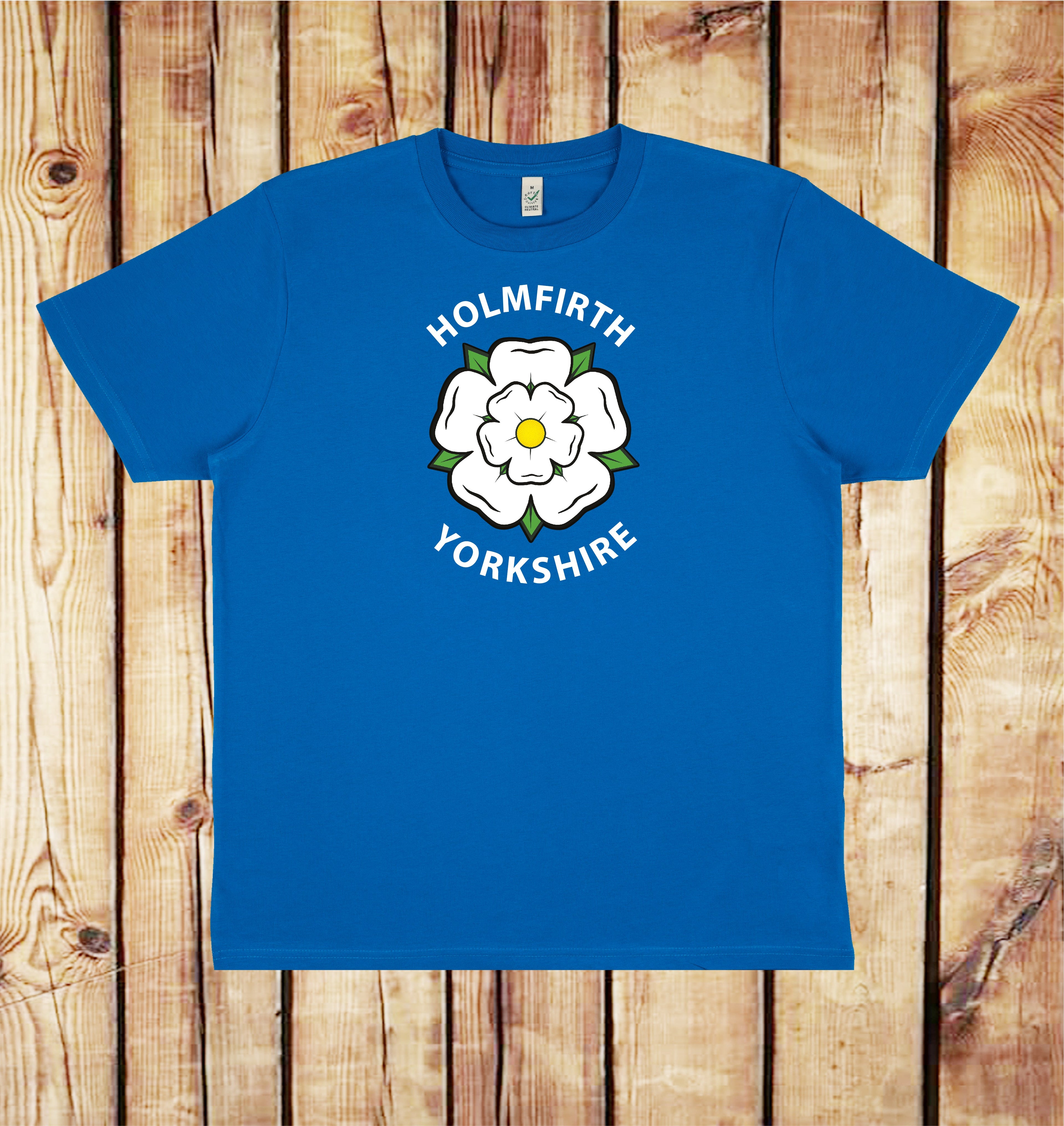 Yorkshire Rose Holmfirth Blue Tee