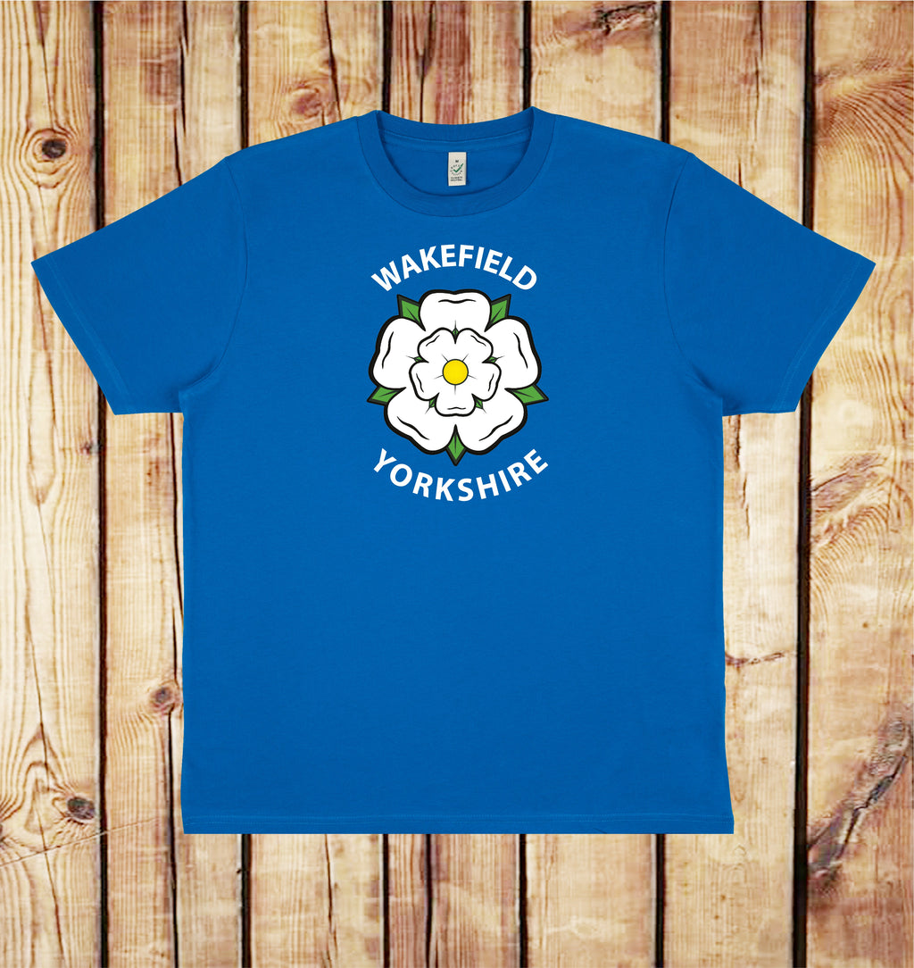 Yorkshire Rose Wakefield Blue Tee